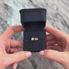 Vintage 14k White Gold Diamond Gleaming Looping Knot Ring - Video showing the piece