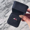 Vintage 14k Yellow Gold Ruby .312cttw Diamond Scarlet Sparkle Ring - Video showing the piece