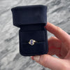 Vintage 14k Yellow Gold 1.02ct Tanzanite Diamond Fantastic Partial Halo Bypass Ring - Video showing the piece