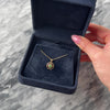 Vintage 10k & 14k Yellow Gold Emerald Open Octagonal Buttercup Pendant - Video showing the piece