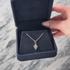 Antique Art Deco 14k White & Yellow Gold Diamond Rhombus Charm / Pendant - Video showing the piece