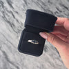 Vintage 14k White Gold 1.3cttw Blue Sapphire Diamond Detailed Ring  - Video showing the piece