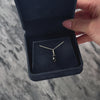 Vintage 14k White Gold 3.5ct Onyx Briolette Pendant - Video showing the piece