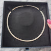 Vintage Italian 14k White & Yellow Gold Reversible Omega Chain Necklace - Video showing the piece