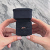 Vintage 18k Yellow Gold Ruby Diamond Classic Sparkling Trio Ring - Video showing the piece