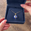 Vintage Michael Anthony 14k Yellow Gold Abalone Green Aventurine Tan Jasper Lapis Lazuli Mother Of Pearl Unakite Eclectic Intarsia Inlay Globe Charm / Pendant - Video showing the piece