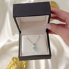 Vintage 14K Yellow Gold 3.41Ct Blue Sky Pear Shaped Topaz Pendant - Video showing the piece