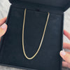 Vintage Italian 14k Yellow Gold 3mm Chunky Box Link Chain - Video showing the piece