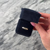 Vintage 14k Yellow & White Gold Diamond Classic Blossom Accented Line Band Ring - Video showing the piece