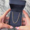 Vintage 14k Yellow Gold 2.25mm Classic Rope Chain - Video showing the piece