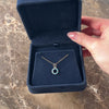 Antique Small 10k & 14k Yellow Gold Turquoise Diamond Alternating Wreath Charm