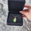 Vintage 14k Yellow Gold 5.4ct Green Jade Lovely Intricate Pendant - Video showing the piece