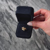 Vintage 14k Yellow Gold .301cttw Diamond Belcher Set Bypass Ring - Video showing the piece