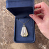 Antique Art Deco 14k Yellow Gold Blue Synthetic Sapphire Incredible Blue Enamel Detail Locket Pendant - Video showing the piece