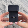 Vintage 14k Yellow Gold .96ct Synthetic Blue Star Sapphire Flashing Wavy Bypass Ring - Video showing the piece