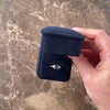 Vintage 14k Yellow Gold 1.24ct Tanzanite Diamond Dazzling Trio Shoulder Ring - Video showing the piece