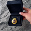 Antique Victorian 18k Yellow Gold 15.87ct Amethyst Diamond Buckle Pin / Brooch - Video showing the piece