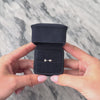 Estate 18k White Gold Diamond Stackable Modern Bezel Duo Ring - Video showing the piece
