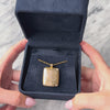 Antique 14k Rosy Yellow Gold Incredible Engraved Photograph Locket Pendant