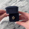 Vintage 10k Yellow Gold Blue Sapphire Dancing Cluster Ring - Video showing the piece