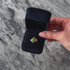 Vintage 10k Yellow Gold 3.5ct Jade Diamond Lovely Leafy Navette Ring - Video showing the piece