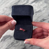 Vintage 10k Yellow Gold Ruby Fluttering Marquise Cluster Ring - Video showing the piece