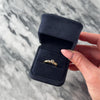 Vintage 18k Yellow Gold Champagne Diamond Diamond Classic Baguette Accented Ring - Video showing the piece
