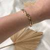 Vintage Chiampesan Italian 18k Yellow Gold Link Bracelet - Video showing the piece