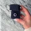 Vintage 18k Yellow Gold 10.15ct Blue Ceylon GIA Sapphire 2cttw Diamond Ring - Video showing the piece
