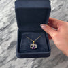 Vintage 18k White & Yellow Gold .89ct Amethyst Chic Geometric Pane Charm / Pendant - Video showing the piece