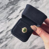 Vintage 14k Yellow Gold 2ct Jade Pearl Pretty Glowing Halo Ring - Video showing the piece
