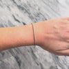 Vintage Platinum & 18k Yellow Gold [Custom Carat] Dainty Tennis Bracelet - Video showing the piece