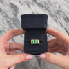 Vintage 14k Yellow Gold 1.46cttw Emerald Bold Inlay Trio Ring - Video showing the piece