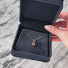 Antique 14k Yellow Gold Garnet Pearl Dainty Kite Charm / Pendant - Video showing the piece
