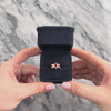 Vintage 14k Yellow Gold Ruby Diamond Bold Shoulder Marquise Ring 6.00