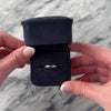Antique Art Deco 18k White Gold Gleaming Blossom Band Ring - Video showing the piece