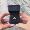 Vintage Irish Lightweight 14k Yellow Gold Lightweight Classic Claddagh Ring 7.75