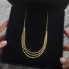 Estate Marco Bicego 18k Yellow & White Gold Diamond Draping Wire-Wrapped Elegance Necklace - Video showing the piece