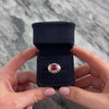 Vintage Heavy 18k Yellow & White Gold 3.09ct Ruby .64cttw Diamond Architectural Dome Ring - Video showing the piece