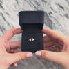 Vintage 10k Yellow Gold 1.12ct Garnet Refined Solitaire Ring - Video showing the piece