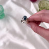 Vintage Heavy Craft 14K White Gold 3.68Ct Blue London Topaz Ring - Video showing the piece