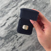 Vintage 14k Yellow Gold 1.21cttw Diamond Wide Alternating Cut Line Band Ring - Video showing the piece