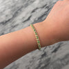 Vintage 14k Yellow Gold .83cttw Emerald .61cttw Diamond Wonderful Dual Rope Line Bracelet - Video showing the piece