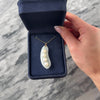 Vintage Large 14k Yellow Gold 37.97ct Jade Pearl Sweet Pea Pod Pendant - Video showing the piece
