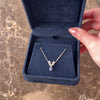Vintage 14k White Gold Tanzanite Diamond Sparkling Chevron Bail Drop Pendant -Video showing the piece