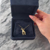 Vintage 14k Yellow Gold Graceful Strutting Giraffe Charm / Pendant - Video showing the piece
