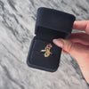 Vintage 14k Yellow Gold 1.1ct Pink Tourmaline Diamond Statement Ring - Video showing the piece