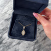 Vintage 14k Yellow Gold .74cttw Diamond Sparkling Tiered Leaf Cluster Slide Pendant - Video showing the piece