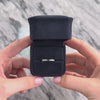 Estate Tiffany & Co. Platinum .19cttw Brilliant Graduating Stacking Band Ring 5.25