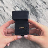 Vintage French 18k Yellow Gold Starburst-Etched Eternity Band Ring - Video showing the piece